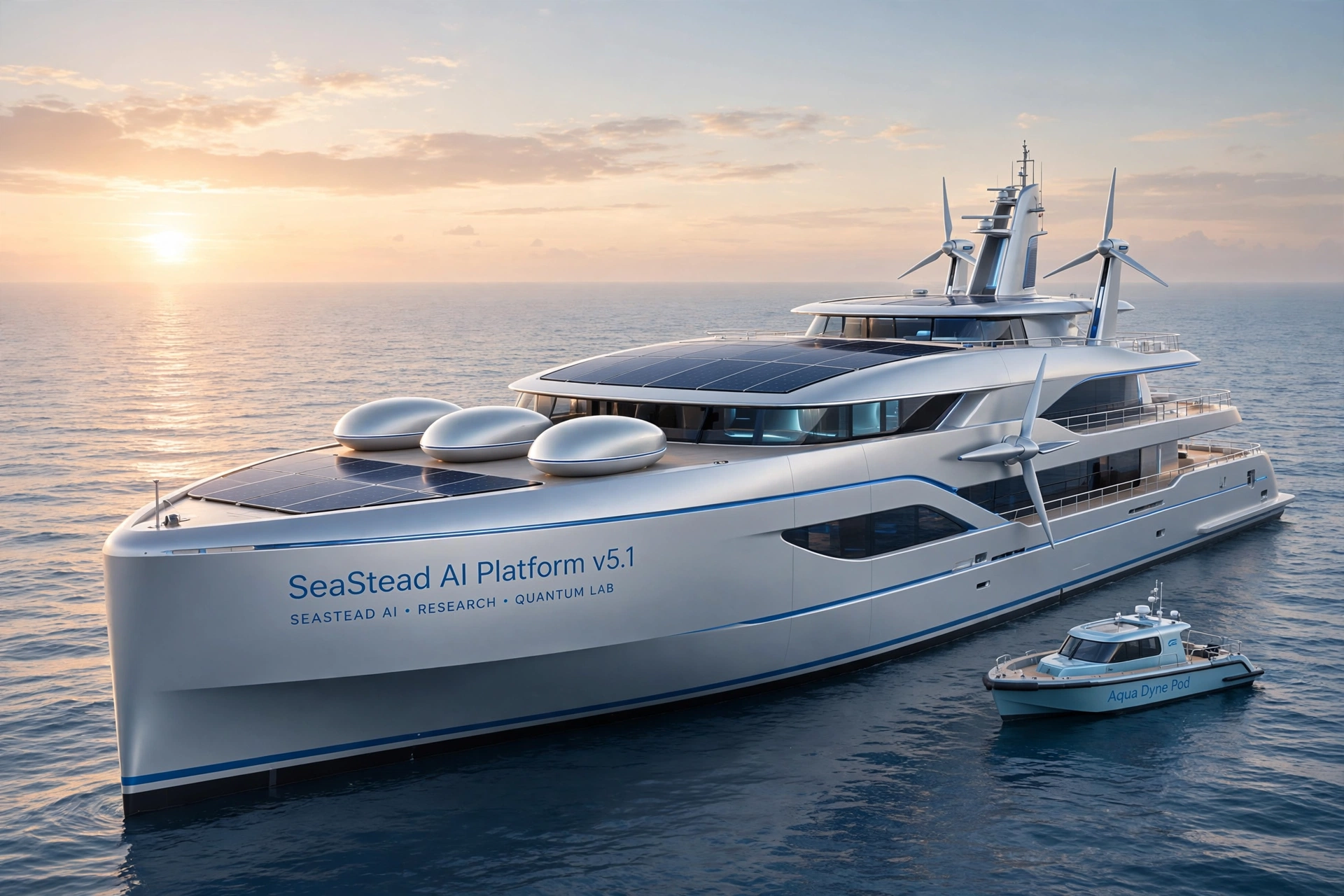SeaStead AI Large Research Vessel